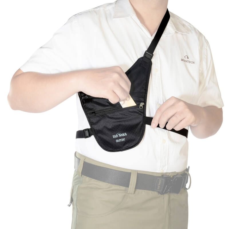 Skin Chest Holster RFID Block Cartera